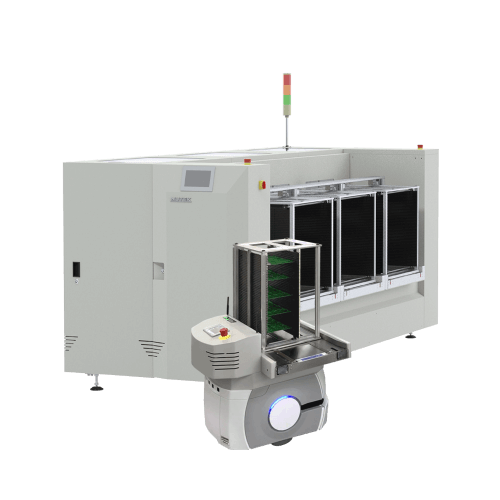 a nta 731u tripple magazine line unloader agv 2
